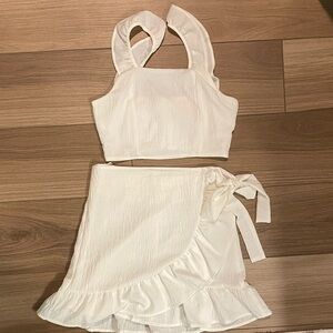 White two piece set!